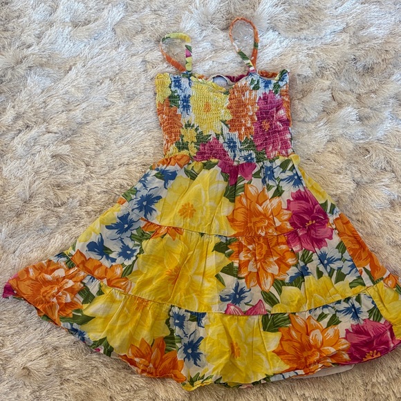 Janie and Jack Multicolor Floral Dress - Picture 1 of 2